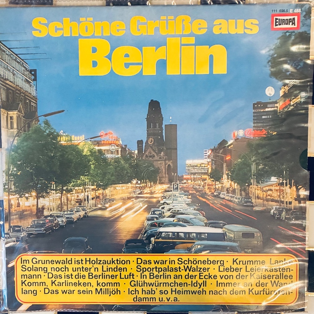 1973 German LP Schöne Gruße aus Berlin